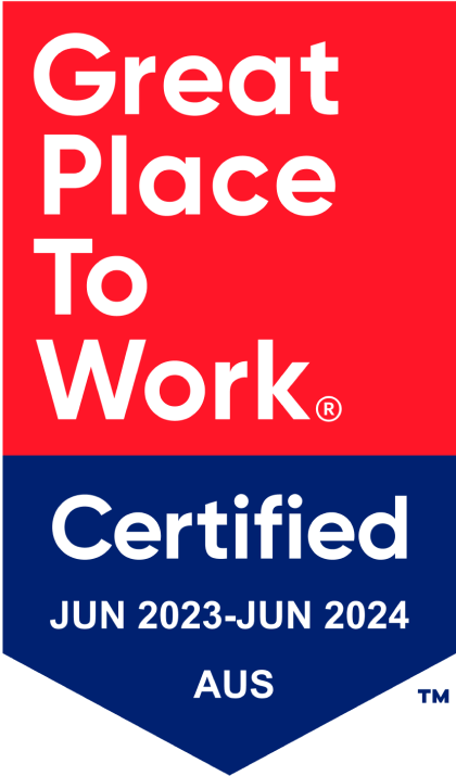 Great Place To Work AUS Certified