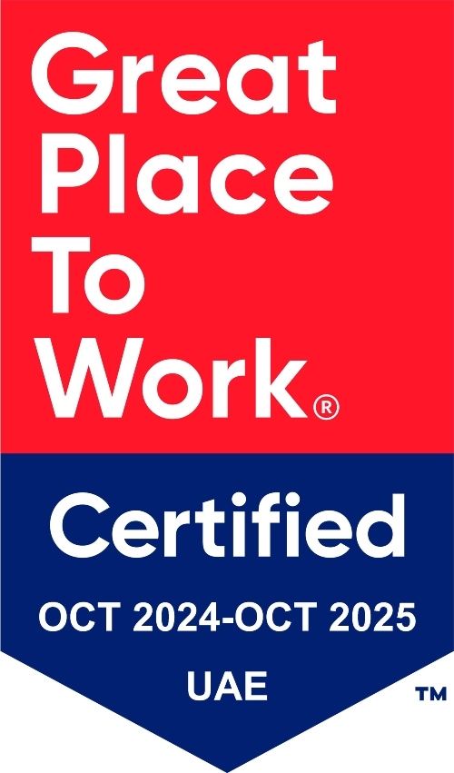 Great Place to Work Certified October 2024 - October 2025 UAE badge