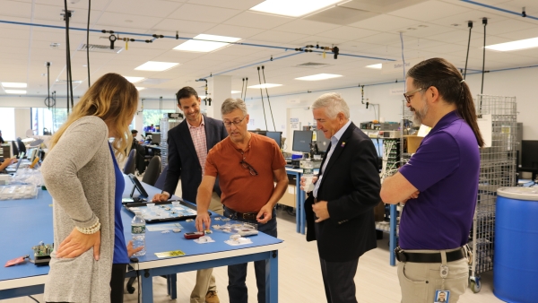 John Brooks at Insulet's manufacturing plant in Acton, MA
