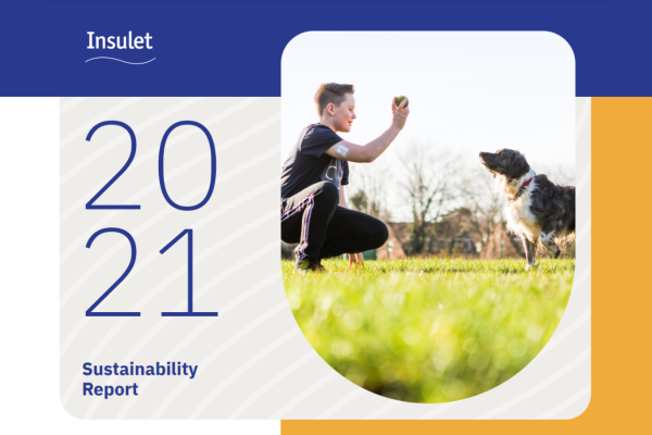 The cover of Insulet’s Sustainability Report