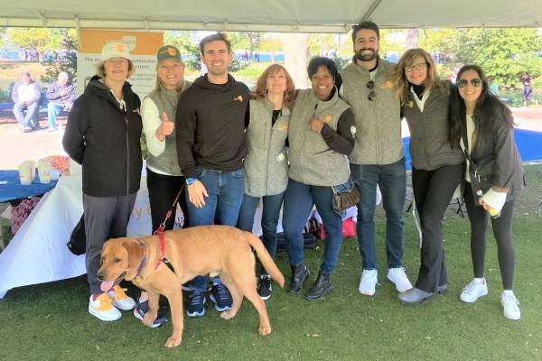 Insulet employees gather at a JDRF walk