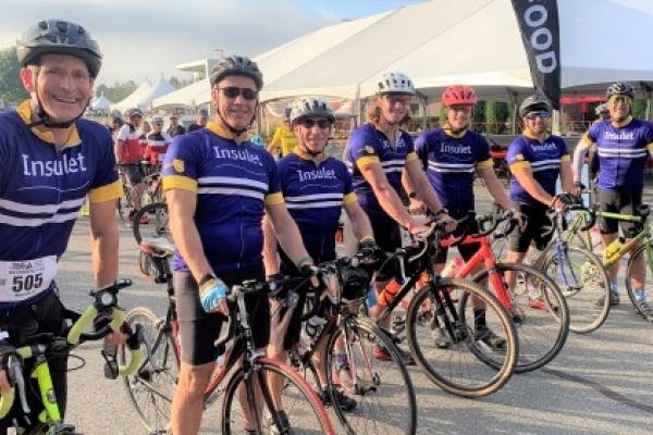Working Benefits Insulet Bikers