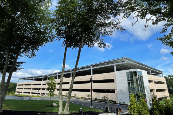 Insulet Corporation's office in Acton, MA with solar panels on the roof