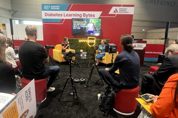 Omnipod booth at ADA 2025