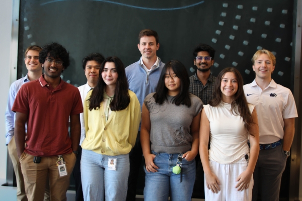 Insulet interns cohort standing together for a group photo