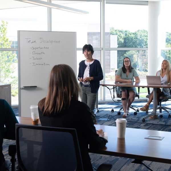 A team development presentation for employees